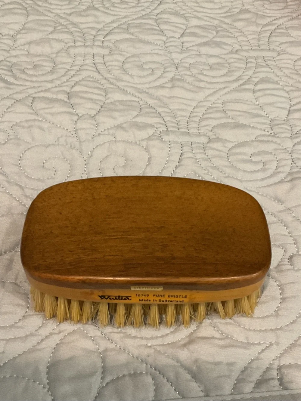 Natural Bristle Handheld Cleaning Brush - Yellow